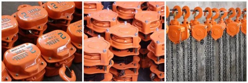 High Quality 1ton 2t Manual Chain Hoist Block