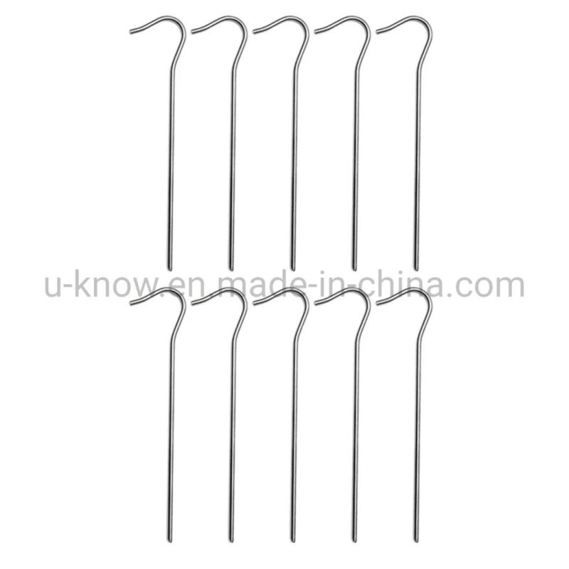 ′u′ Hook Set Tent Peg Set Use Gardening Camping Building and Decorating