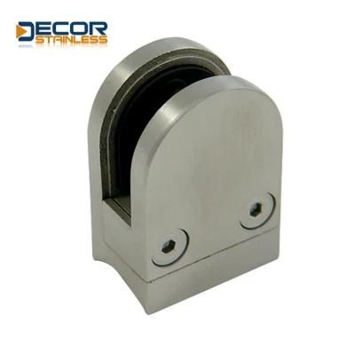 Small D Type Round Back Glass Clamp