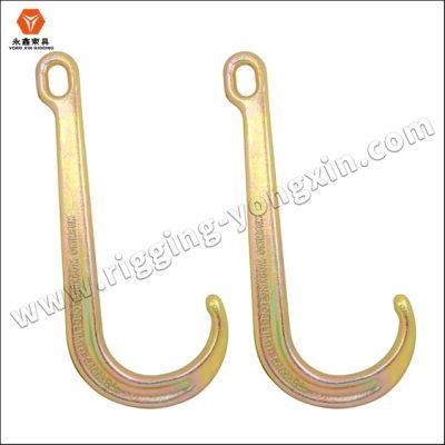 High Quality Forging J Type Hook with Ellipse Hole for Sales
