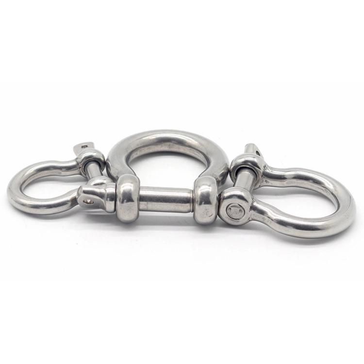 High Quality Galvanized 3/8 Inch 1 Ton Alloy Steel Us Type Anchor Screw Pin Shackle