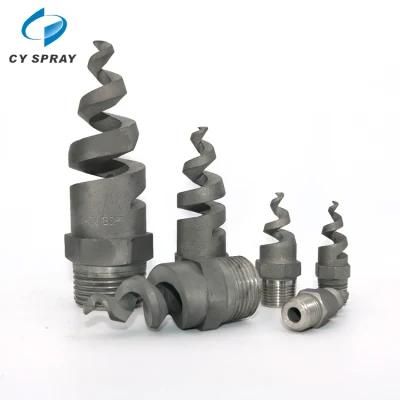 PVC or PP Full Cone Water Jet Spiral Nozzle Injector