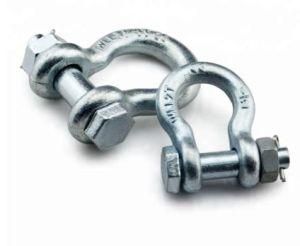 Forged Steel Safety Nut Bolt Pin D Shackle for Industrial Hardware