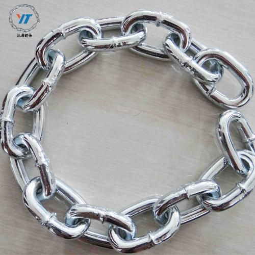 Electro Galvanized DIN766 Short Link Chain Reels