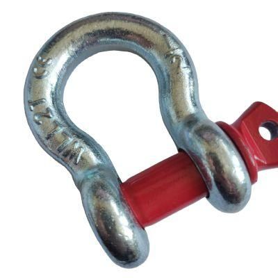 Made in China Us Type Galvanised Carbon Steel G2130 Bow Shackle