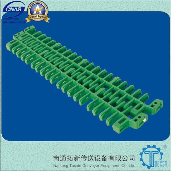 Modular Belt IS615 Radius Flush Grid With Pop-up Flights