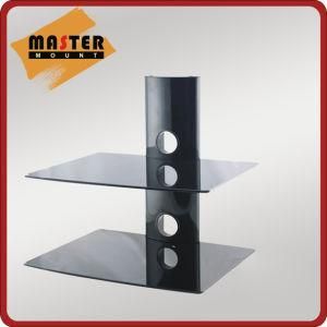 Aluminum 2 Layers Set Top Box TV Mount DVD Wall Bracket