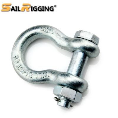 Us Metal Forged Galvanized Marine Lifting Shackle