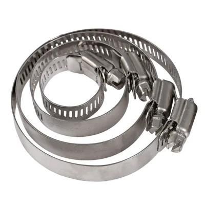 304 316 Stainless Steel Throat Hoop Water Pipe Duct Clamp