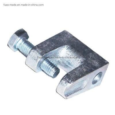 Galvanized or Black Malleable Iron Pipe Beam Clamps for Europe