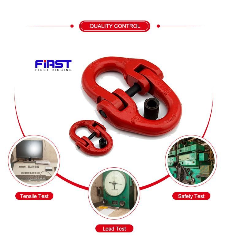 Drop Forged G80 European Type Lifting Hammerlock Coupling Connecting Link