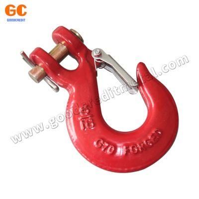 Safety Clevis Slip Hook with Latch