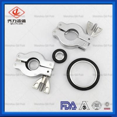 Stainless Steel Sanitary Kf Vacuum Clamp Pipe Band Clamp