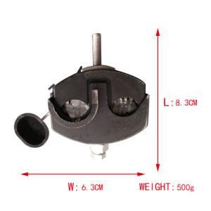 Customized Size Silver Accessories Hot Galvanized Manufacture Jjcpiercing Wire Drop Cable Clamp