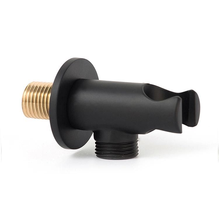 Black Shower Set Bracket Shower Holder for Easy Wall Mounted Installation