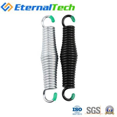 High Carbon Steel Cot Extension Spring with Zinc Plated Finish
