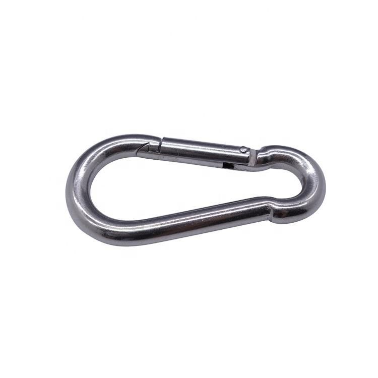 Stainless Steel Spring Snap Hook Carabiner Link Buckle Pack Grade Heavy Duty Quick Link