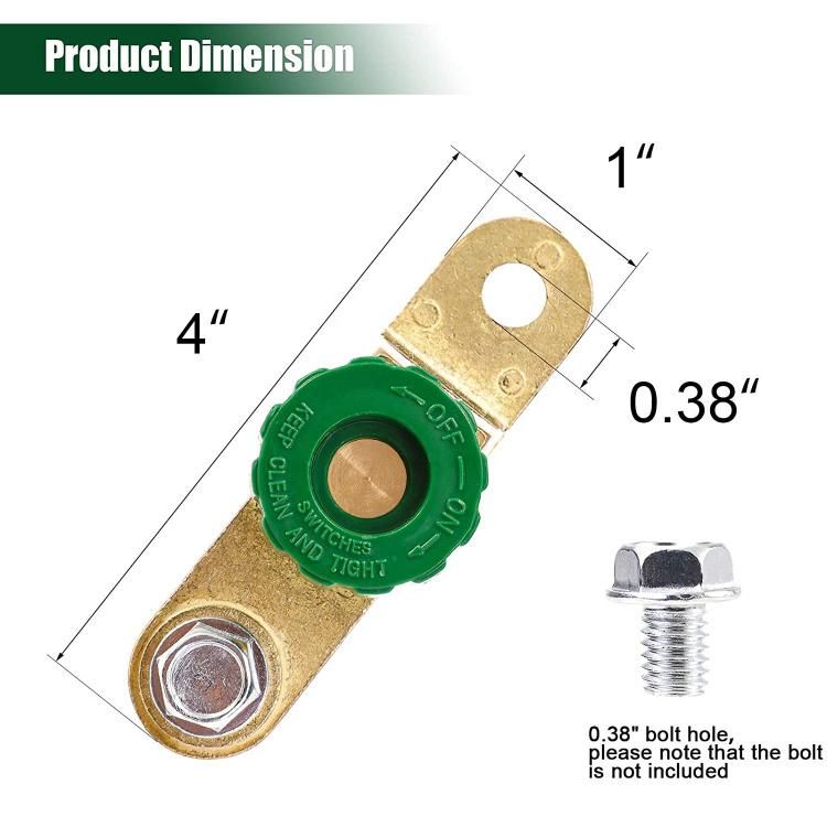 Battery Quick Disconnect Switch Side Post Battery Shut/Cut off Switch Side Terminal Battery Switch Isolator