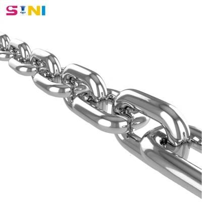 Hardware Chain Standard G80 Lifting Chain Custom Snow Dog Chain Link Stainless Steel Carbon Steel Pet Chains