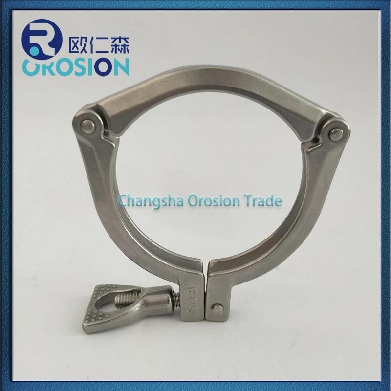 Stainless Steel 3inch 3-Pieces Clamp Sanitary Grade