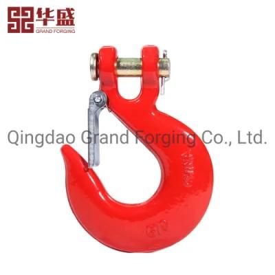 Factory Direct Sale Forged Towing Winch Hook with Safety Latch