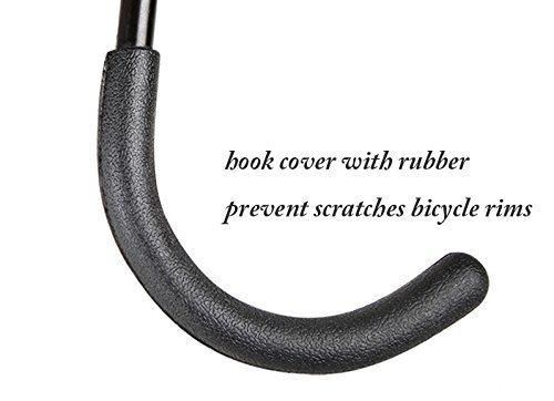 Loaded Foam Padded Steel Hook Bike Wall Holder Bike Hanger with Screws and Anchors