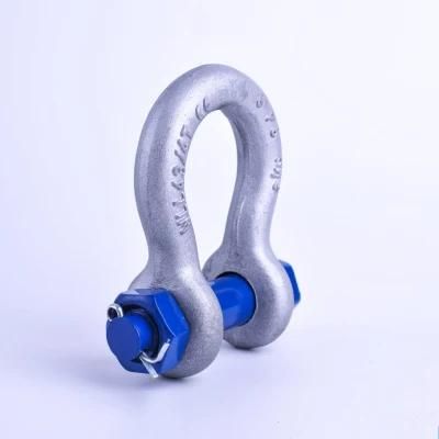 Us Type Drop Forged G2130 Safety Bolt Bow Shackle