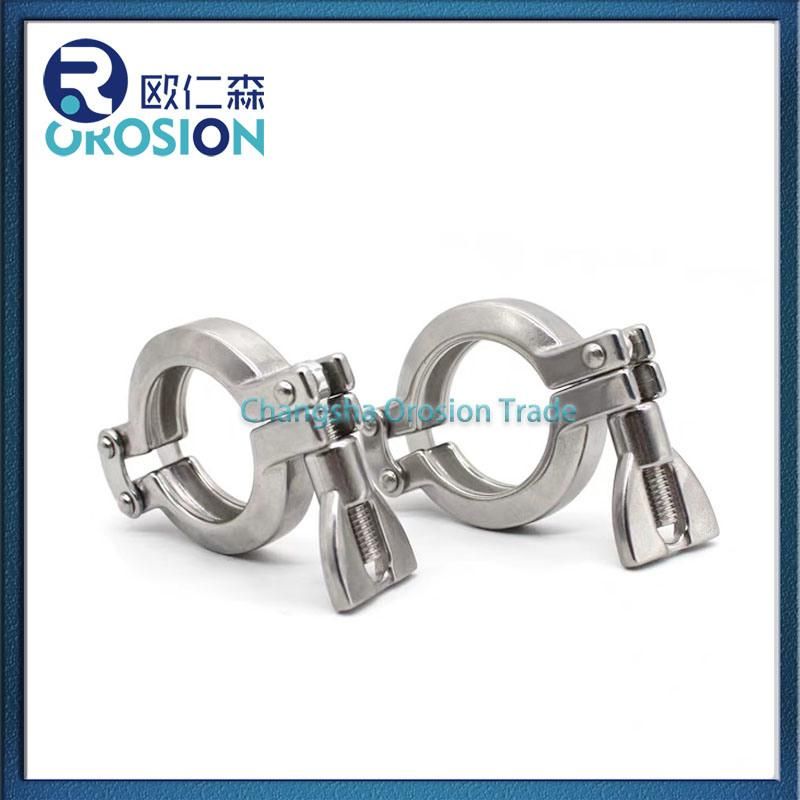 Sanitory Stainless Steel Clamp SS304/316 Double Pin