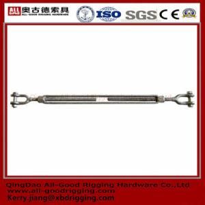 Zinc Plated M16 Steel DIN1480 Jaw and Jaw Turnbuckle