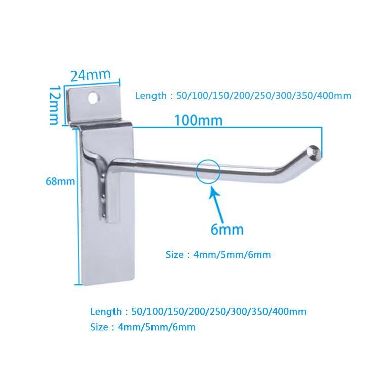 Hot Sale Metal Chrome Security Display Hook