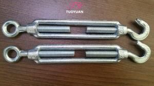 Galvanized Iron Commercial Type Turnbuckle in Rigging Hardware