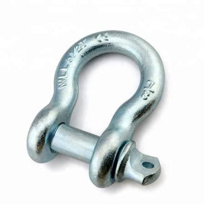 Hardware Products Us Type Drop Forged Galvanized Screw Pin G209 Anchor Bow Steel Shackle