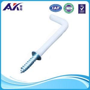 Vinyl Coated Shouldered L Shape Screw Hook