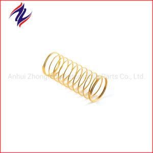 Brass Compression Spring with Gold Plating