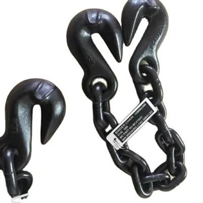 G80 Chain with Hook Trailer Chain with Hook on Both Ends for Truck Use