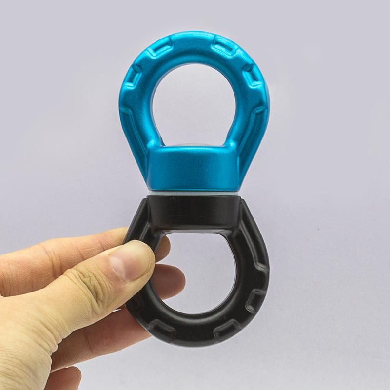 30kn 7075alu Swivel Swing Device Safety Carabiner for Yoga/Hammock