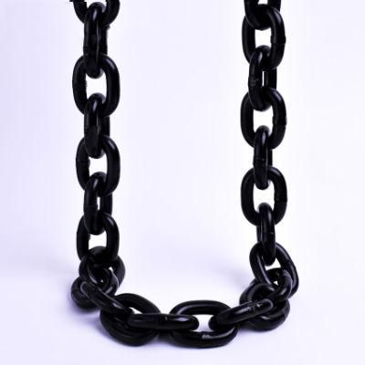 Hot Dipping Anchor Chain En818-2 G80 Black Oxidation Alloy Steel Lifting Chain