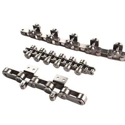 ISO DIN Industrial a Series Short Pitch Precision Conveyor Chains Roller Chain with Straight Plate