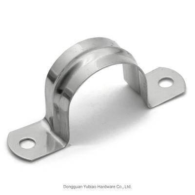 U-Type Stainless Steel Hose Clamp Semicircle Pipe Clamp Tube Clips Water Pipe Fasteners