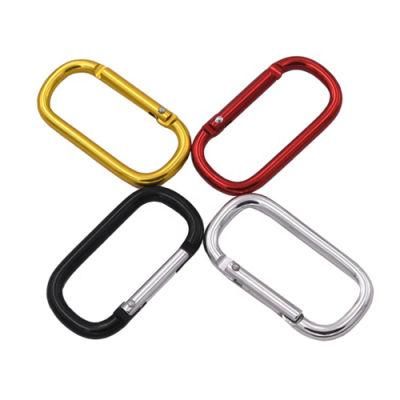 High Quality 58 mm Muliti-Colored Aluminum Alloy Square Carabiner