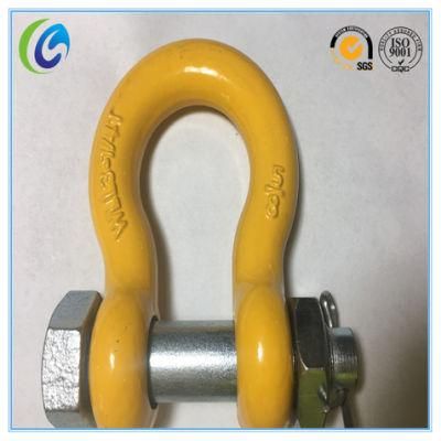 Color Painted Bolt Type Bow Shackle