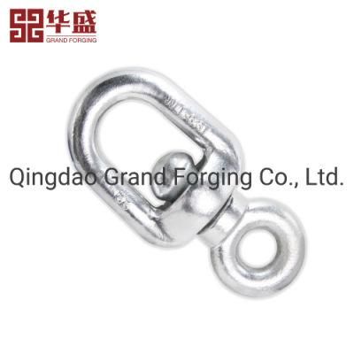 Hardware Rigging Forged Steel Double D Screw Swivel Rings