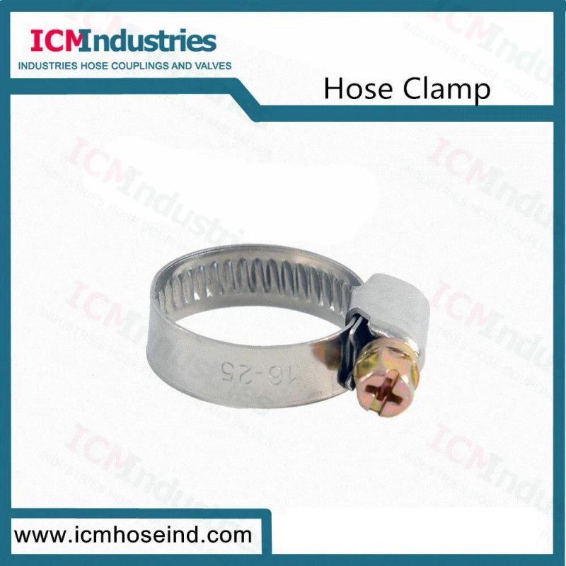 12.7 mm W5 American Type Worm Drive Hose Clamps