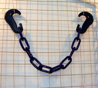 Long Link 9mm Cargo Lashing Chain with Hook