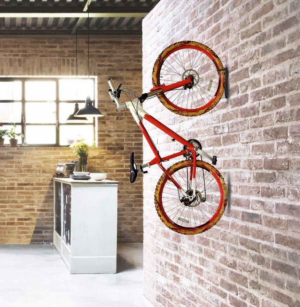 Loaded Foam Padded Steel Hook Bike Wall Holder Bike Hanger with Screws and Anchors