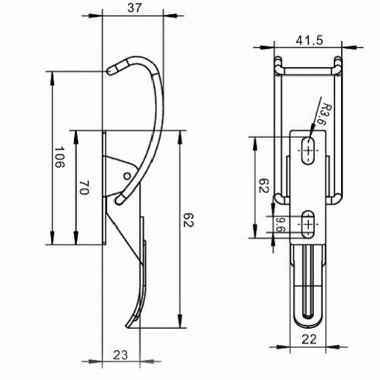 Industrial Vacuum Cleaner Stainless Steel Latch