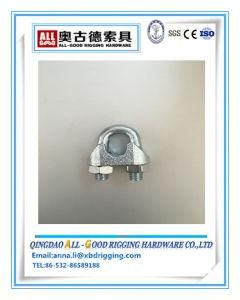 E. Galvanized Malleable Cast Iron DIN741 Wire Rope Clamp