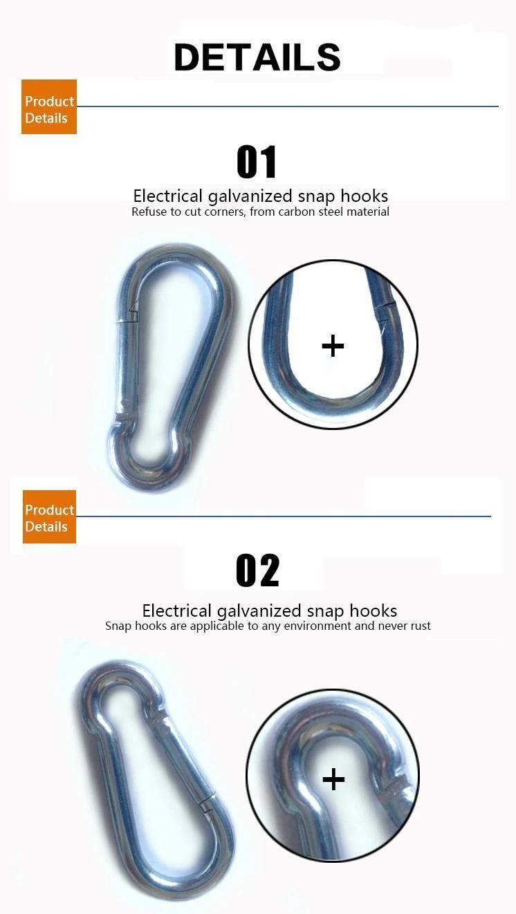 High Tensile Galvanized Heavy Duty Snap Hook