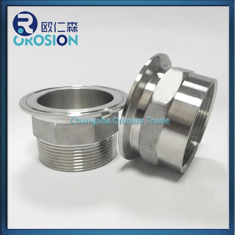 Stainless Steel 6 Angle Male Adaptors for Sanitary Grade
