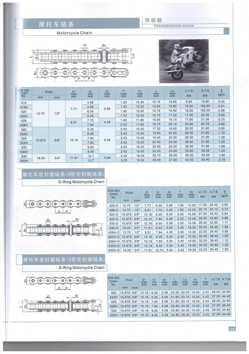 Automotive Oil Pump Chain and Timing Chain (C25, 219H)